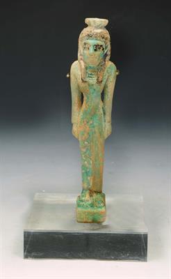 Lot 354 - AN ANTIQUE EGYPTIAN SHABTI FIGURE