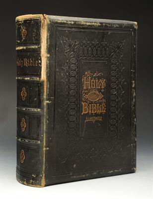 Lot 470 - BROWN'S SELF-INTERPRETING FAMILY BIBLE