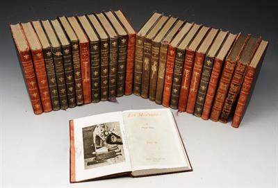 Lot 533 - A collection of leather bound Literature