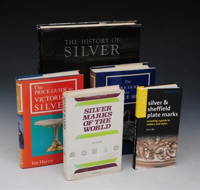 Lot 619 - A  Small collection of Silver Reference books. 5