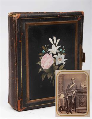 Lot 721 - A LATE VICTORIAN FORTESQUE / FITZGERALD FAMILY PHOTOGRAPH ALBUM