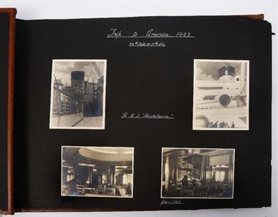 Lot 725 - A PHOTOGRAPH ALBUM