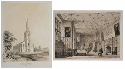 Lot 4 - A COLLECTION OF TOPOGRAPHICAL PRINTS AND ENGRAVINGS TO INCLUDE