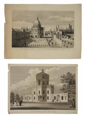 Lot 42 - A FOLIO OF OXFORD RELATED ENGRAVINGS