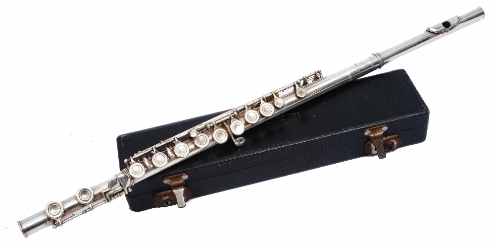 Lot 137 A BOOSEY HAWKES FLUTE