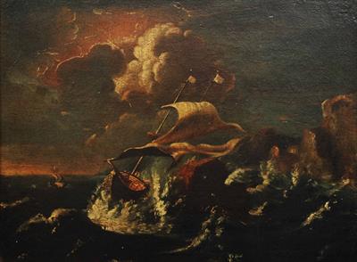 Lot 258 - CIRCLE OF PIETER MULIER II (PIETRO TEMPESTA) (c.1637-1701)