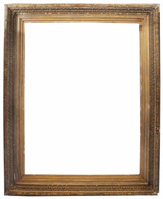 Lot 544 - A LARGE 19TH CENTURY GILT GESSO FRAME