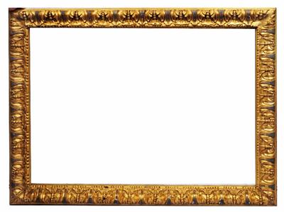 Lot 546 - A 19TH CENTURY CONTINENTAL GILTWOOD FRAME
