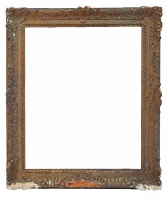 Lot 558 - A LATE 18TH CENTURY GILTWOOD FRAME