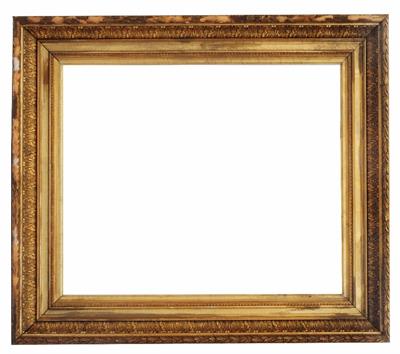 Lot 560 - A 19TH CENTURY GILT GESSO FRAME