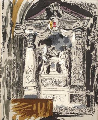 Lot 417 - John Piper (1903-1992) for David Whitehead Ltd.