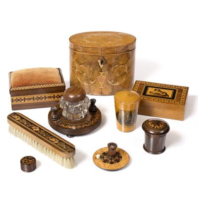 Lot 139 - A COLLECTION OF 19TH CENTURY TUNBRIDGE WARE