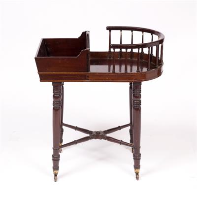 Lot 207 - A GEORGE IV MAHOGANY BUTLERS STAND