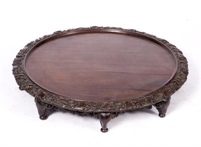 Lot 250 - A 19TH CENTURY SCOTTISH MAHOGANY 'LAZY SUSAN'