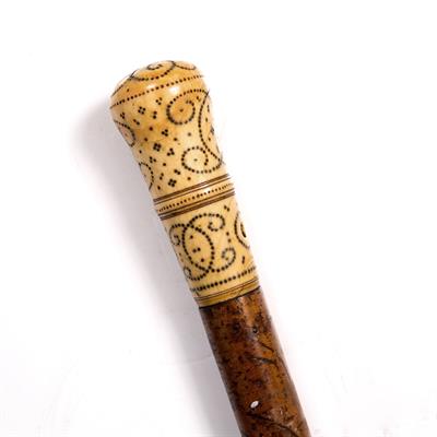 Lot 298 - A LATE 17TH/EARLY 18TH CENTURY MALACCA CANE