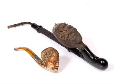 Lot 299 - A BLACK FOREST SMOKING PIPE