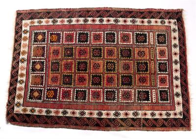 Lot 368 - A BELOUCH RED GROUND RUG