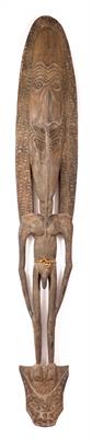 Lot 444 - A LARGE MALE ANCESTOR FIGURE PAPUA NEW GUINEA