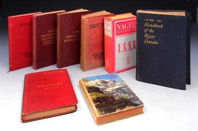 Lot 494 - A collection of GUIDE BOOKS to Britain and Europe. Various publishers and years