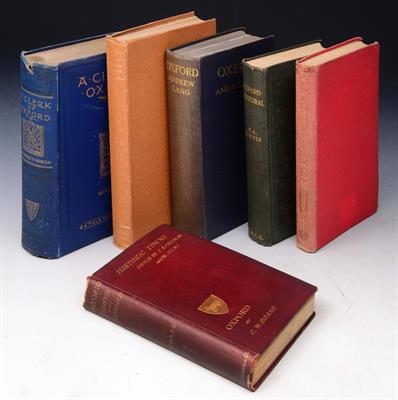 Lot 606 - Six books on OXFORD history. 6