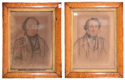 Lot 454 - A PAIR OF 19TH CENTURY MAPLE FRAMES