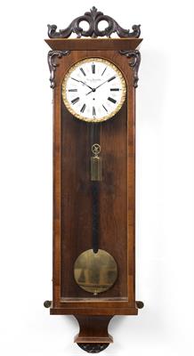 Lot 27 - A 19TH CENTURY VIENNA REGULATOR TIMEPIECE