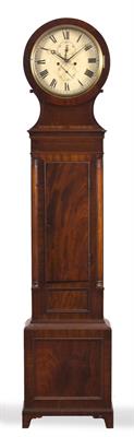 Lot 37 - A 19TH CENTURY SCOTTISH MAHOGANY EIGHT DAY LONGCASE CLOCK