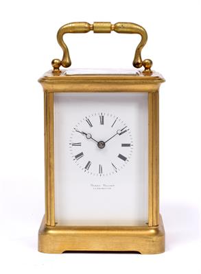 Lot 51 - A 19TH CENTURY FRENCH CARRIAGE CLOCK