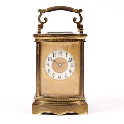 Lot 60 - A LATE 19TH CENTURY FRENCH CARRIAGE CLOCK