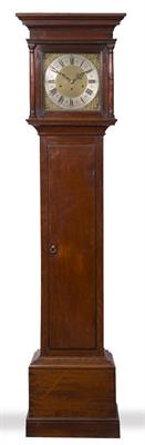 Lot 89 - AN OAK LONGCASE CLOCK