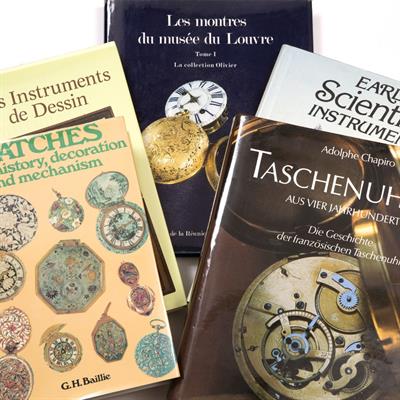 Lot 105 - A collection of books on Watches