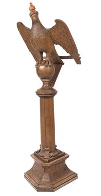 Lot 189 - A VICTORIAN CARVED OAK  ECCLESIASTICAL LECTURN