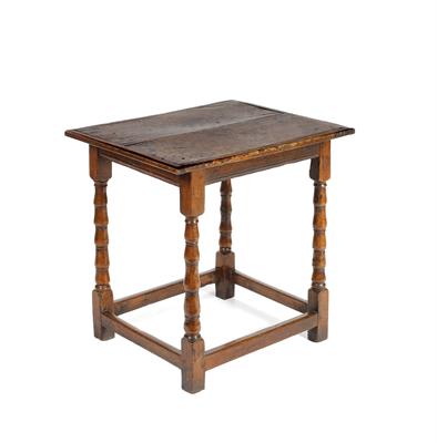 Lot 233 - A 17TH CENTURY OAK CENTRE TABLE