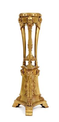 Lot 395 - A LARGE CARVED GILTWOOD TORCHERE in the classical manner