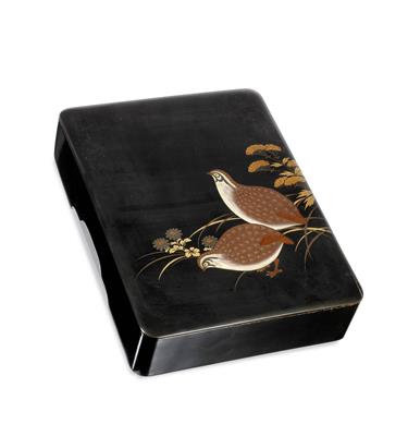 Lot 539 - A JAPANESE LACQUERED BOX