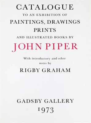 Lot 452 - John Piper (illustrated)