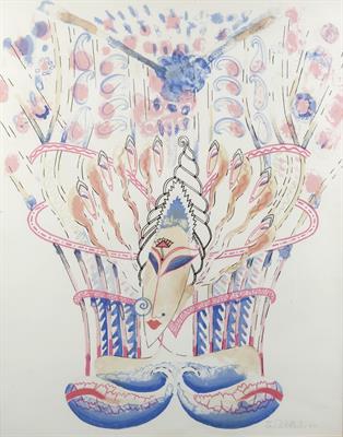 Lot 533 - Zandra Rhodes (b.1940)