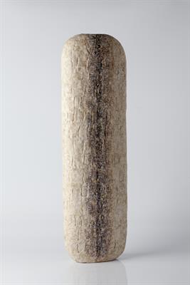 Lot 5 - Geoffrey Eastop (British, 1921-2014)
'Wall Pot' vessel, 1998
hand-built stoneware, sprayed, sponged