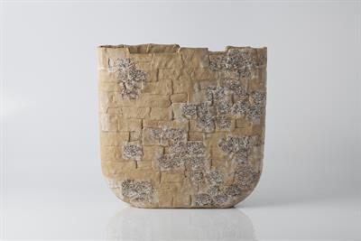 Lot 7 - Geoffrey Eastop (British, 1921-2014)
'Wall Pot', circa 1998
hand-built stoneware, sprayed, sponged