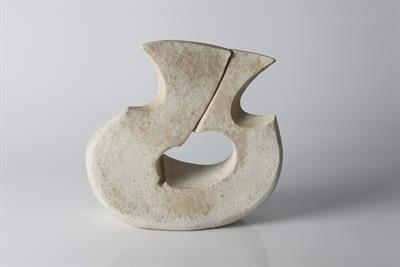 Lot 104 - George Wilson (British, 20th Century)
Abstract sculpture
stoneware
signed
27cm high, 28cm across