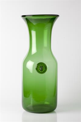 Lot 177 - Manner of Holmegaard
Green glass vase with lion head seal
52cm high