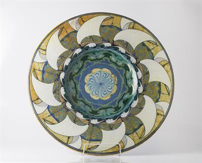 Lot 188 - Galileo Chini (Italian, 1873-1956) for Arte della Ceramica
Art Nouveau charger, circa 1900
decorated