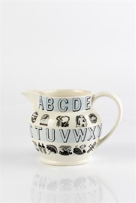 Lot 208 - Eric Ravilious (British, 1903-1942) for Wedgwood
'Alphabet' jug
originally designed in 1937
with