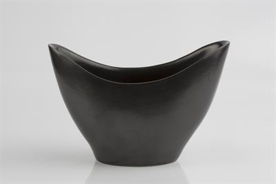 Lot 211 - William Gordon for Walton Pottery of Chesterfield
Vase, circa 1950
matt black glaze
painted