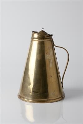 Lot 281 - W.A.S. Benson (British, 1854-1924)
Hot water jug
brass
stamped manufacturer's mark
26