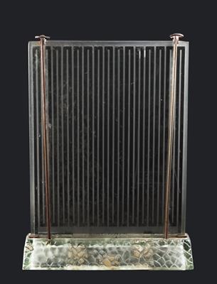 Lot 295 - René-André Coulon (French, 1908-1997) for Saint-Gobain
Glass radiator, designed 1937
tempered