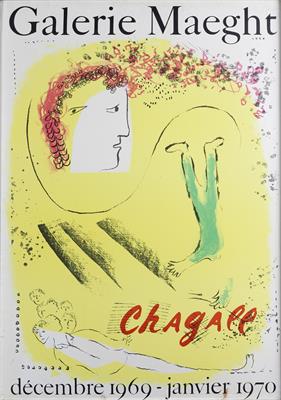 Lot 382 - Marc Chagall (French, 1887-1985)
Galerie Maeght 1969-1970 Chagall exhibition