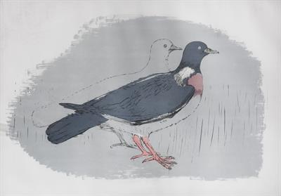 Lot 386 - Elizabeth Frink (British, 1930-1993)
Wood Pigeons, 1967
lithograph on paper
43cm x 69cm