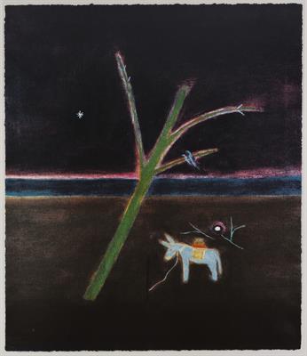 Lot 410 - Craigie Aitchison (British, 1926-2009)
Donkey, 2003
signed, dated and numbered in pencil (to