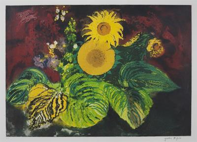 Lot 445 - John Piper (British, 1903-1992)
Sunflowers, 1989 (Levinson 420)
artist's proof, inscribed and signed